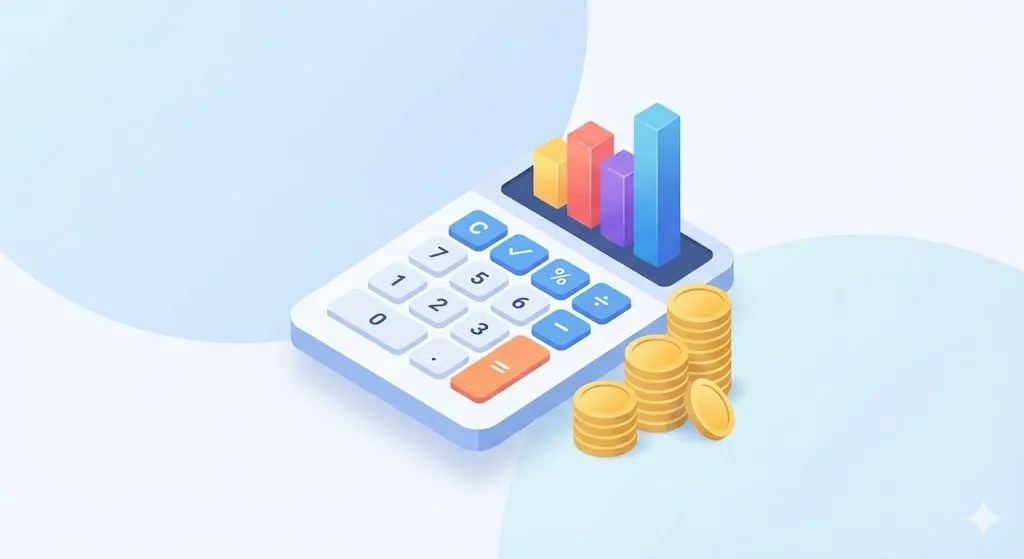 2026 육아휴직 급여 계산기 실행 화면과 인상된 지원금 그래프