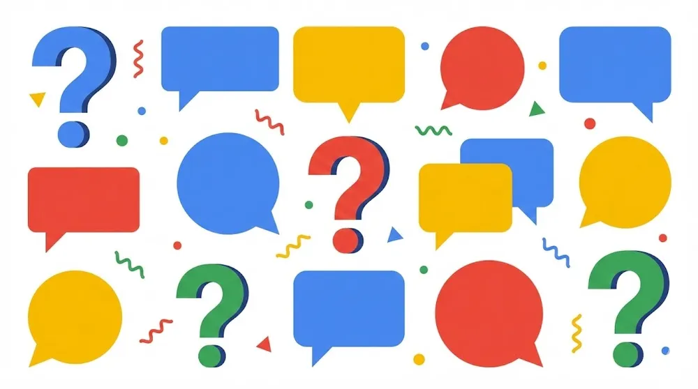 2026년 연말정산 관련 궁금증을 해결하는 FAQ 섹션 질문 아이콘 일러스트