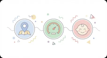 티맵 안전운전, 마일리지, 자녀 할인을 포함한 자동차보험 갱신 필수 특약 아이콘