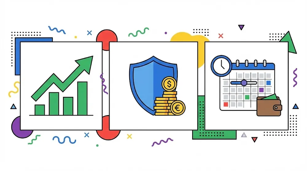 수익률과 수수료 측면에서 본 연금저축펀드 vs 연금저축보험 차이점의 핵심 요소 3가지를 시각화한 이미지