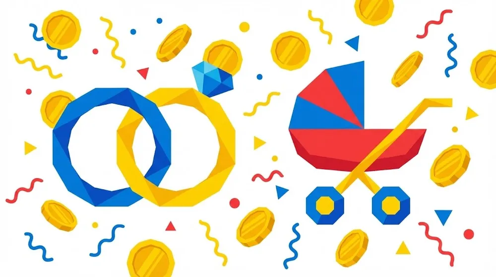 혼인 및 출산 시 추가되는 증여세 비과세 한도 특례 혜택 아이콘