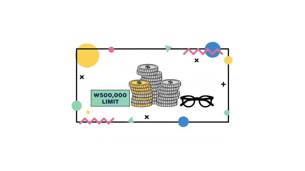 안경 콘택트렌즈 영수증 공제 한도 50만원 혜택 분석