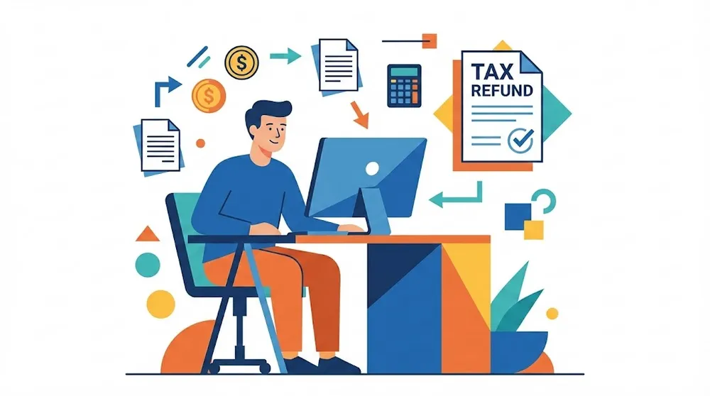 2026 연말정산을 준비하며 홈택스 부양가족 자료제공 동의를 확인하는 아빠의 모습