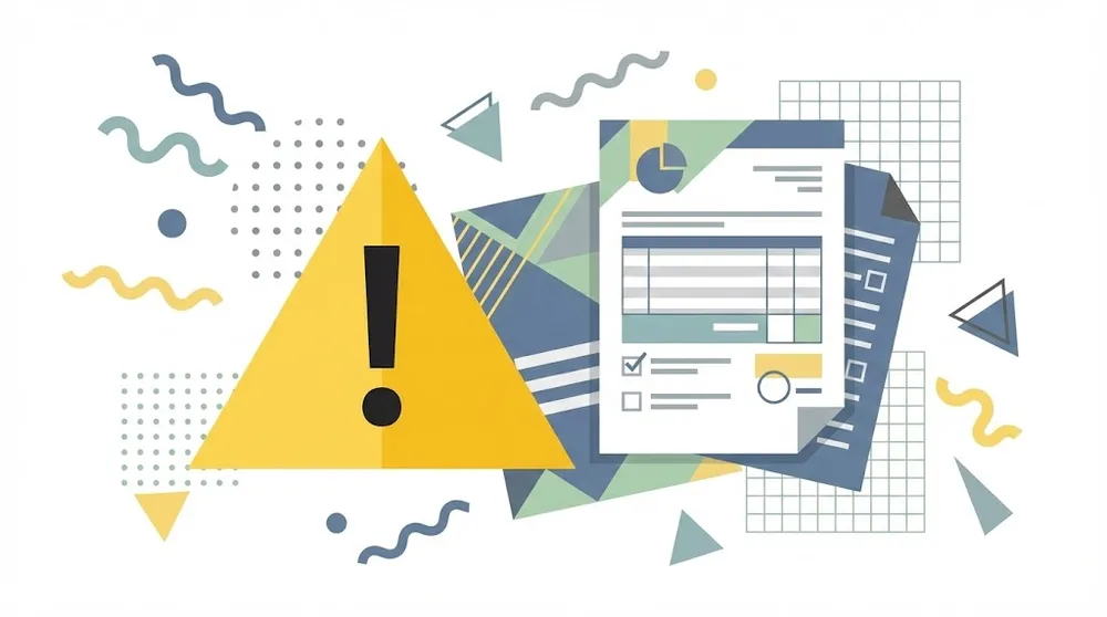 전세자금대출 이자 소득공제 신청 시 주의해야 할 실수 예방 일러스트