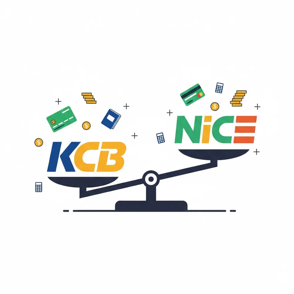 신용점수 올리는 법의 기초인 KCB와 NICE 신용평가 기관의 차이 분석