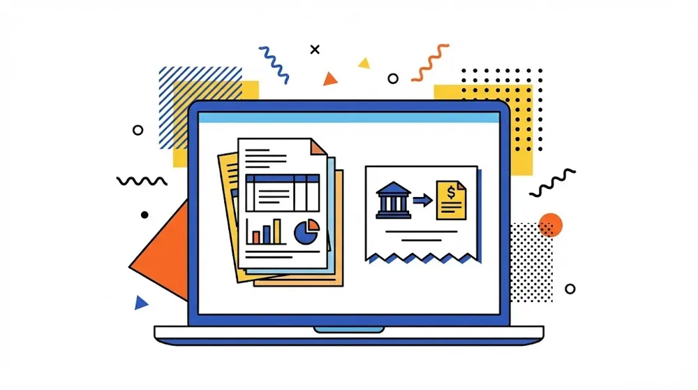 노트북을 이용해 온라인으로 월세 세액공제를 신청하는 과정