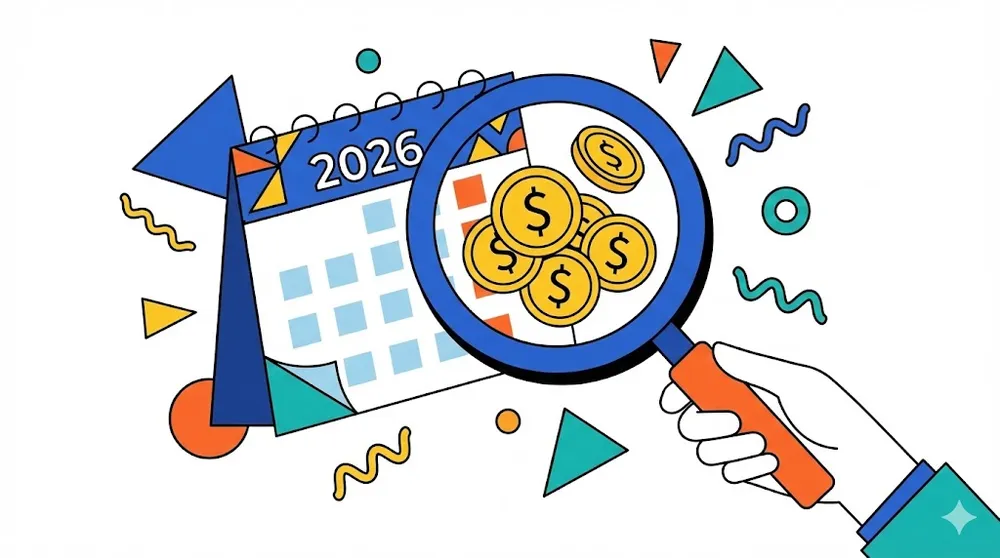 숨은 월세 세액공제 혜택을 돋보기로 찾아내는 모습