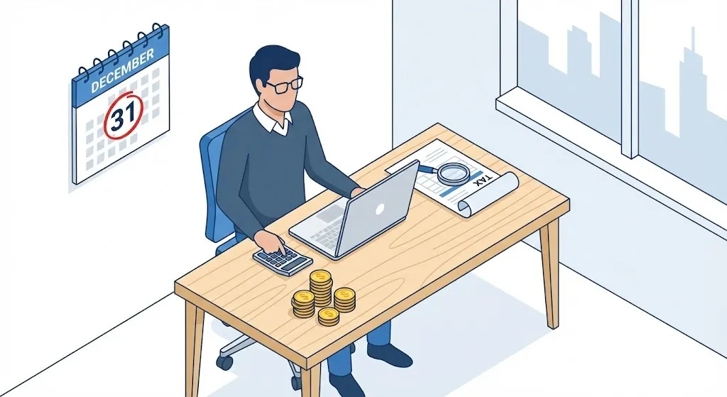 2025년 연금저축 IRP 세액공제 한도를 계산하는 개발자 아빠의 책상