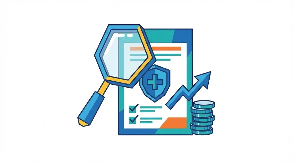 실손보험금 수령액과 맞벌이 부부 연말정산 의료비 관계를 주의 깊게 확인하는 이미지