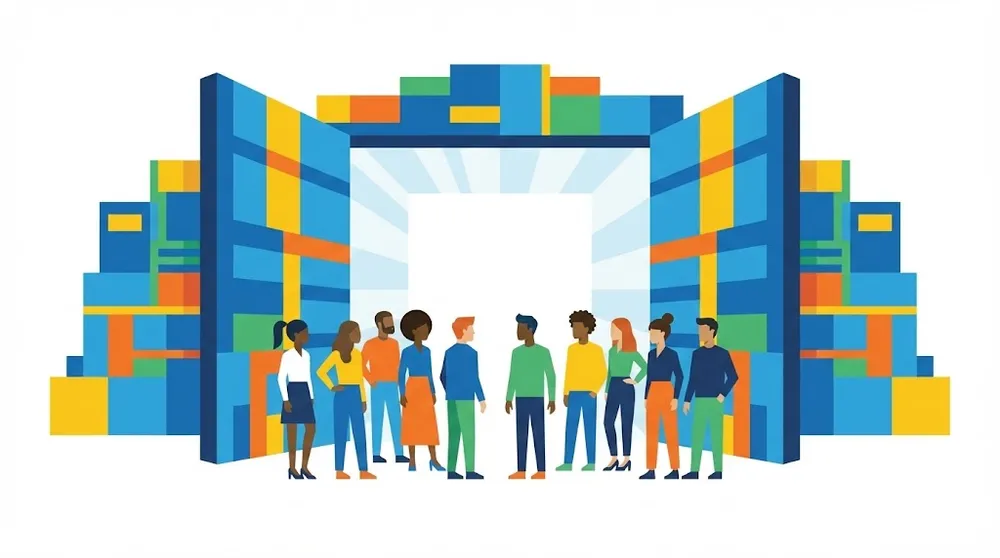 청년도약계좌 2026년의 완화된 가구 소득 기준을 상징하는 개방된 문