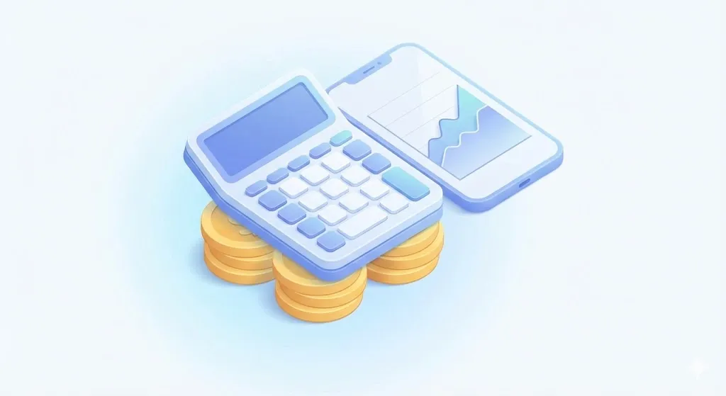 2025년형 청년도약계좌 이자 계산기와 자산 증식 이미지