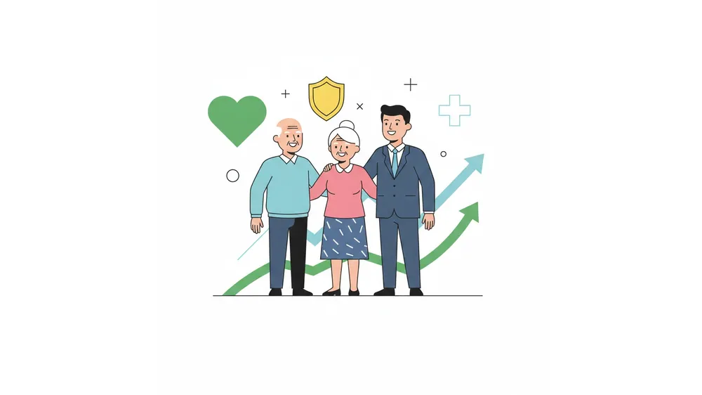 2026 의료급여 부양비 폐지로 혜택을 받게 된 행복한 가족의 모습