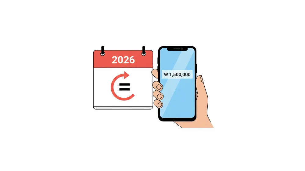 2026년 병사 급식비와 대비되는 병사 월급 동결 정책 일러스트