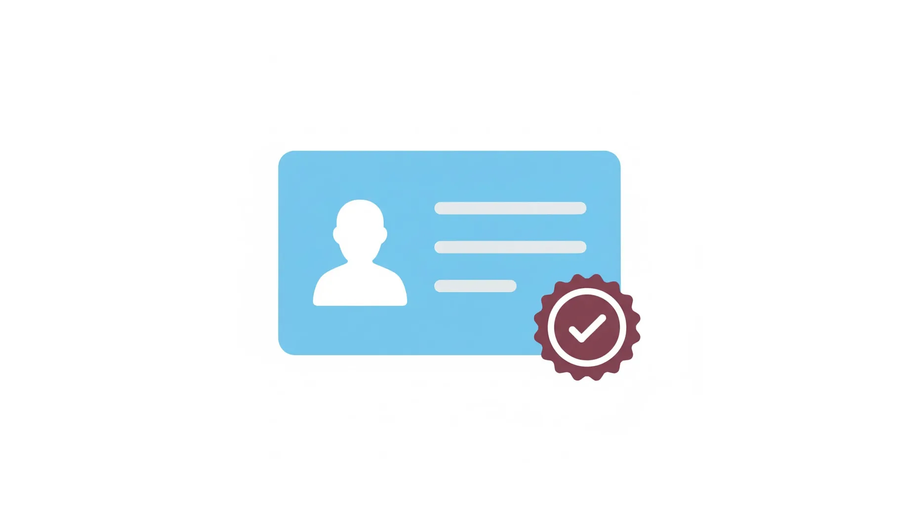 외국인 등록증 및 합법적 체류 자격을 상징하는 이미지