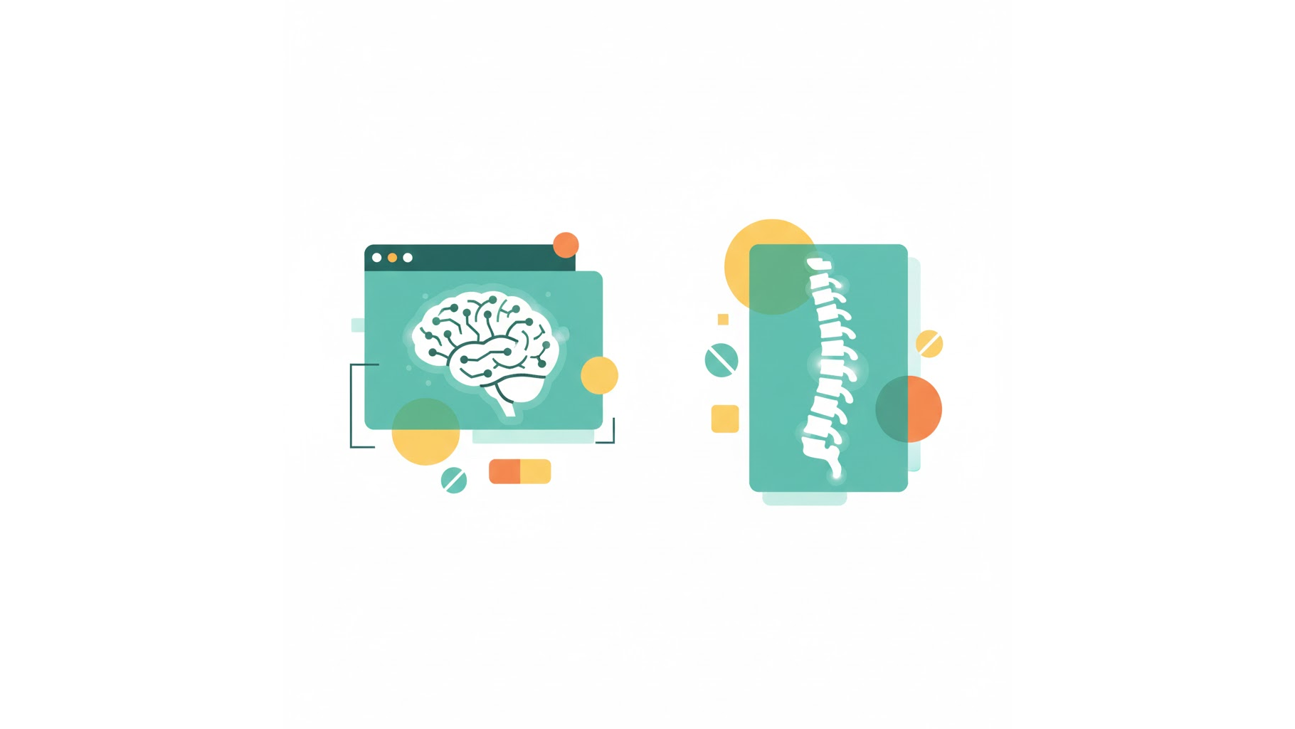 뇌혈관 및 척추 MRI CT 촬영 부위 개념도