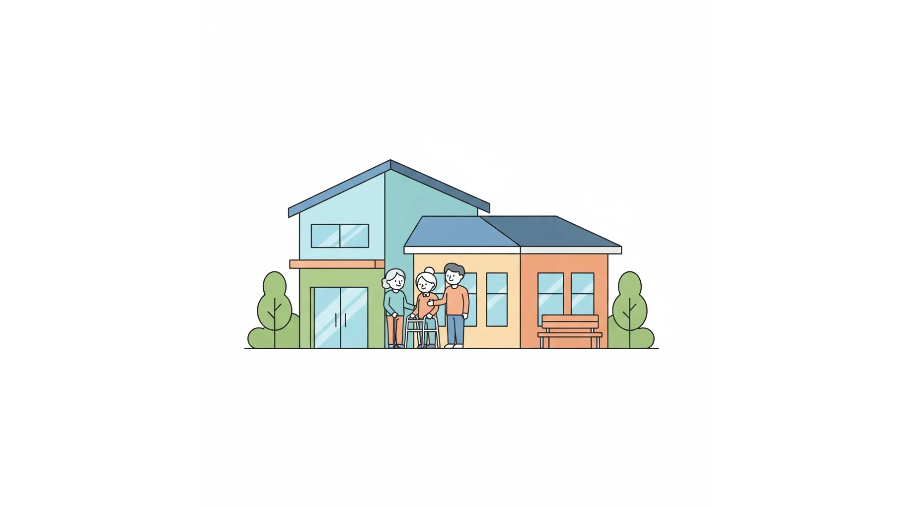 거주불명등록자 기초연금 상담을 위한 행정복지센터 이미지