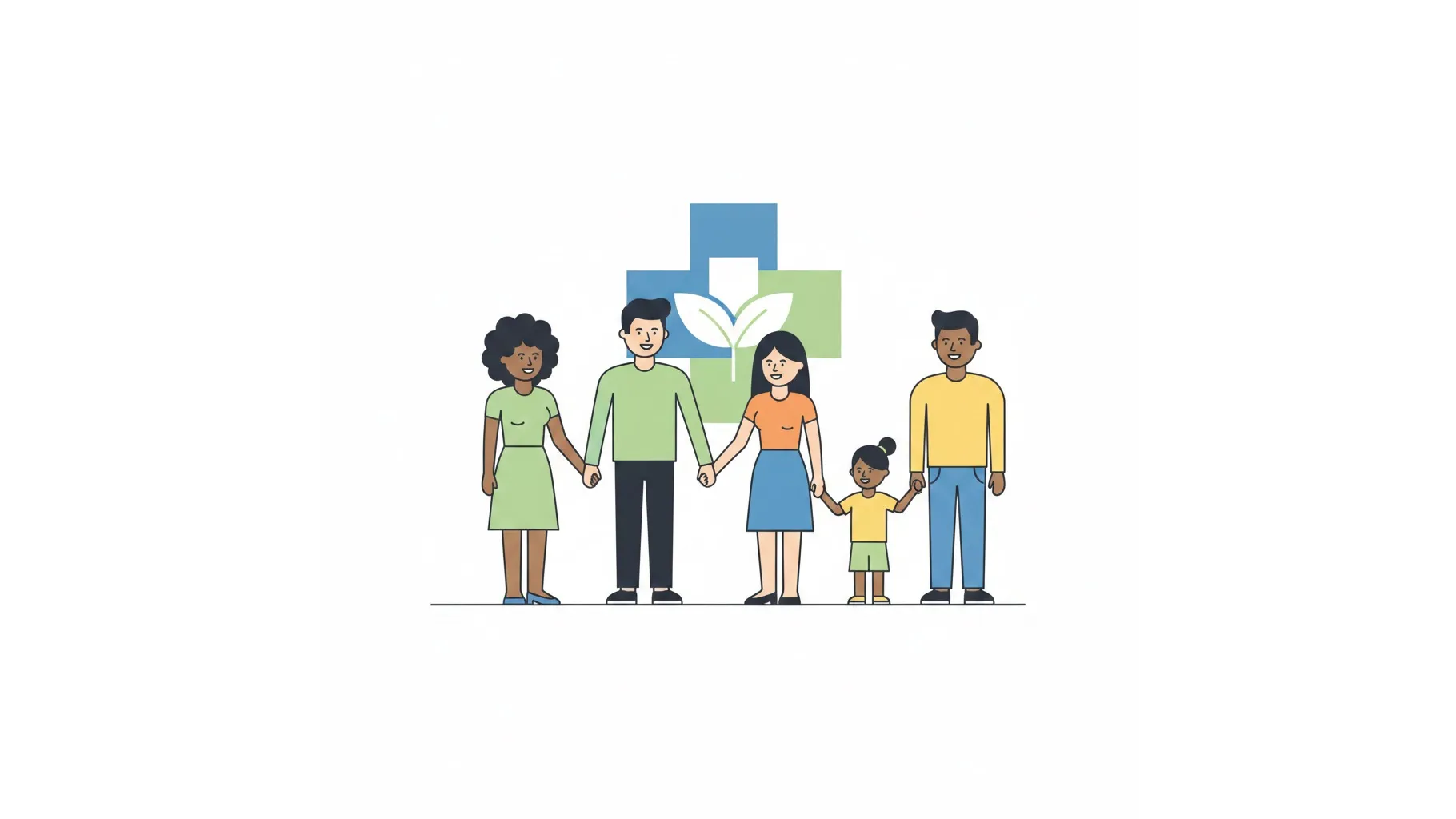 결혼이민자 난민 상병수당 지원 대상을 설명하는 일러스트