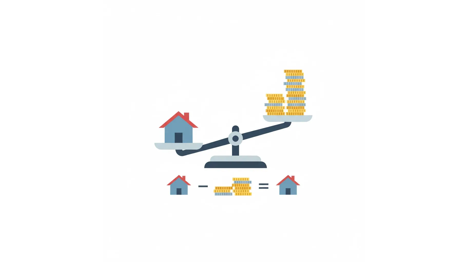 2026년 긴급복지 재산기준 순재산 계산 개념도