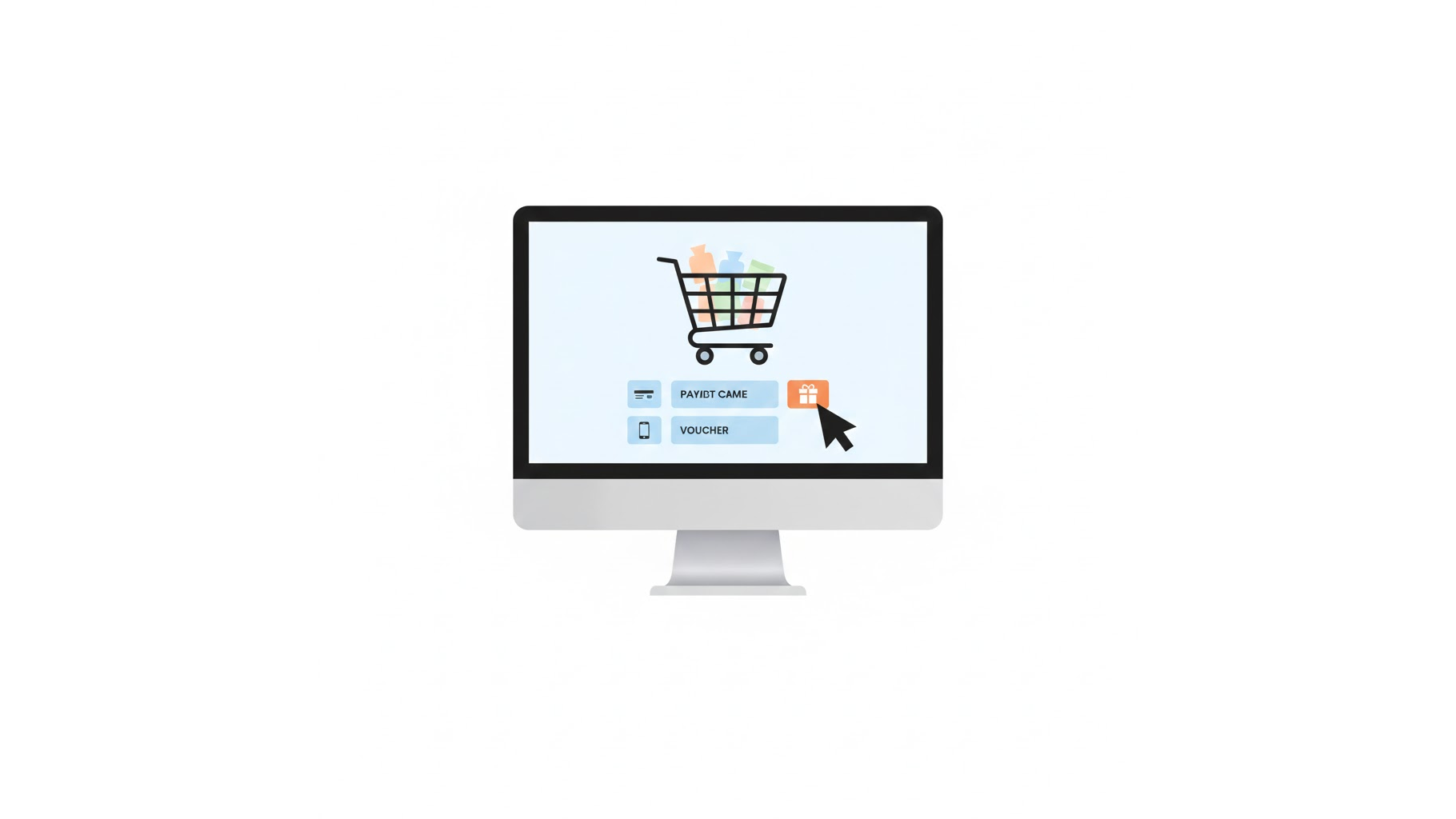 온라인 쇼핑몰에서 생리대 바우처 결제 선택 방법 시각화