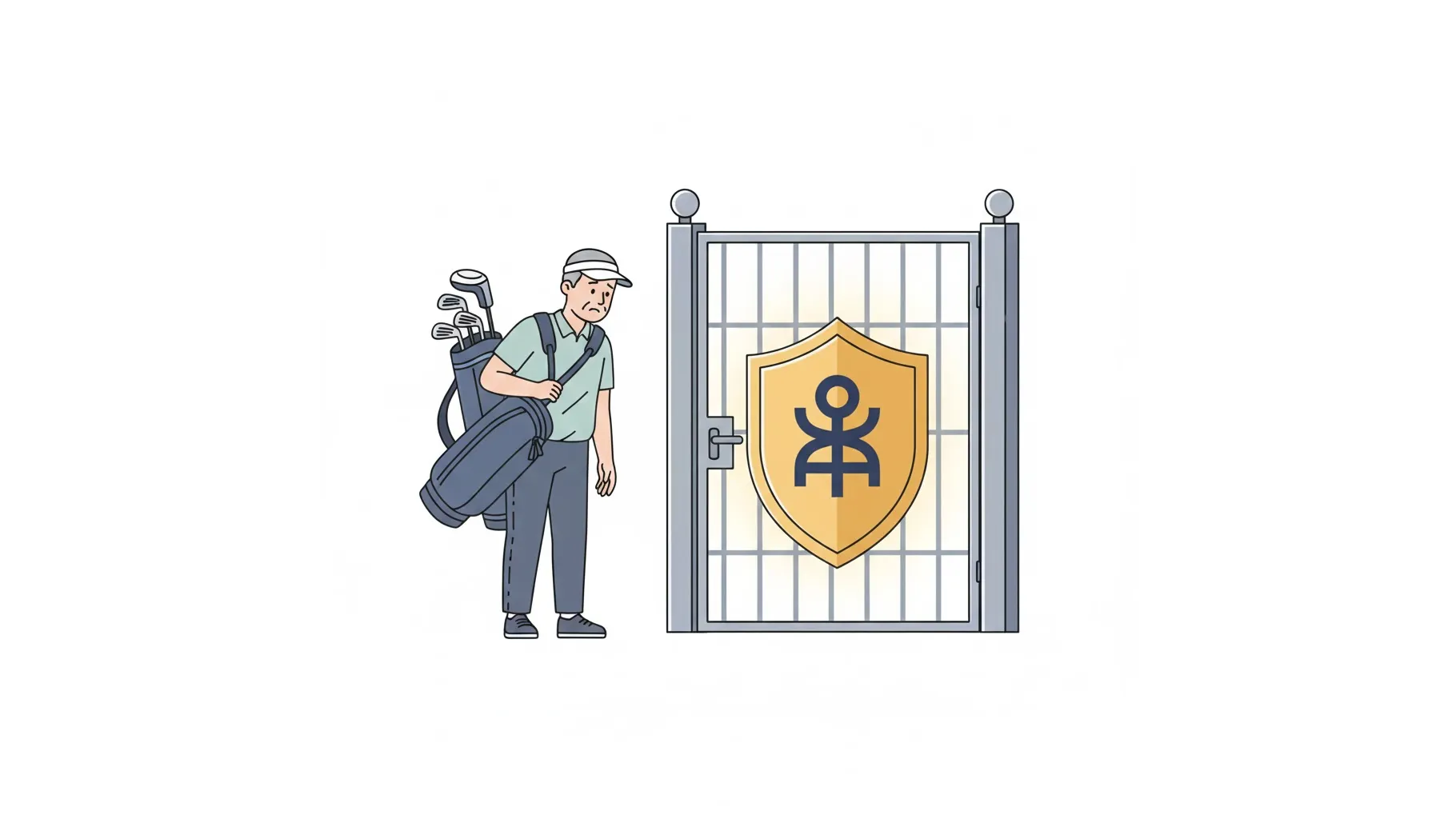 골프 및 콘도 회원권 보유자 기초연금 탈락 시뮬레이션 이미지