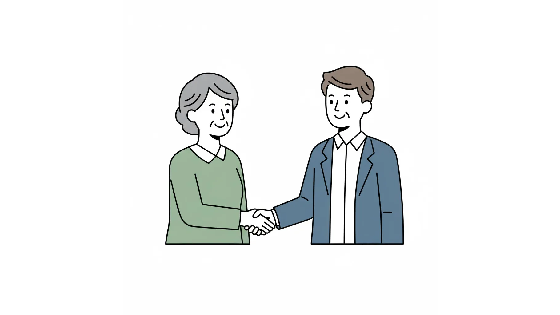 2026년 기초연금 신규 신청을 준비하는 어르신 이미지