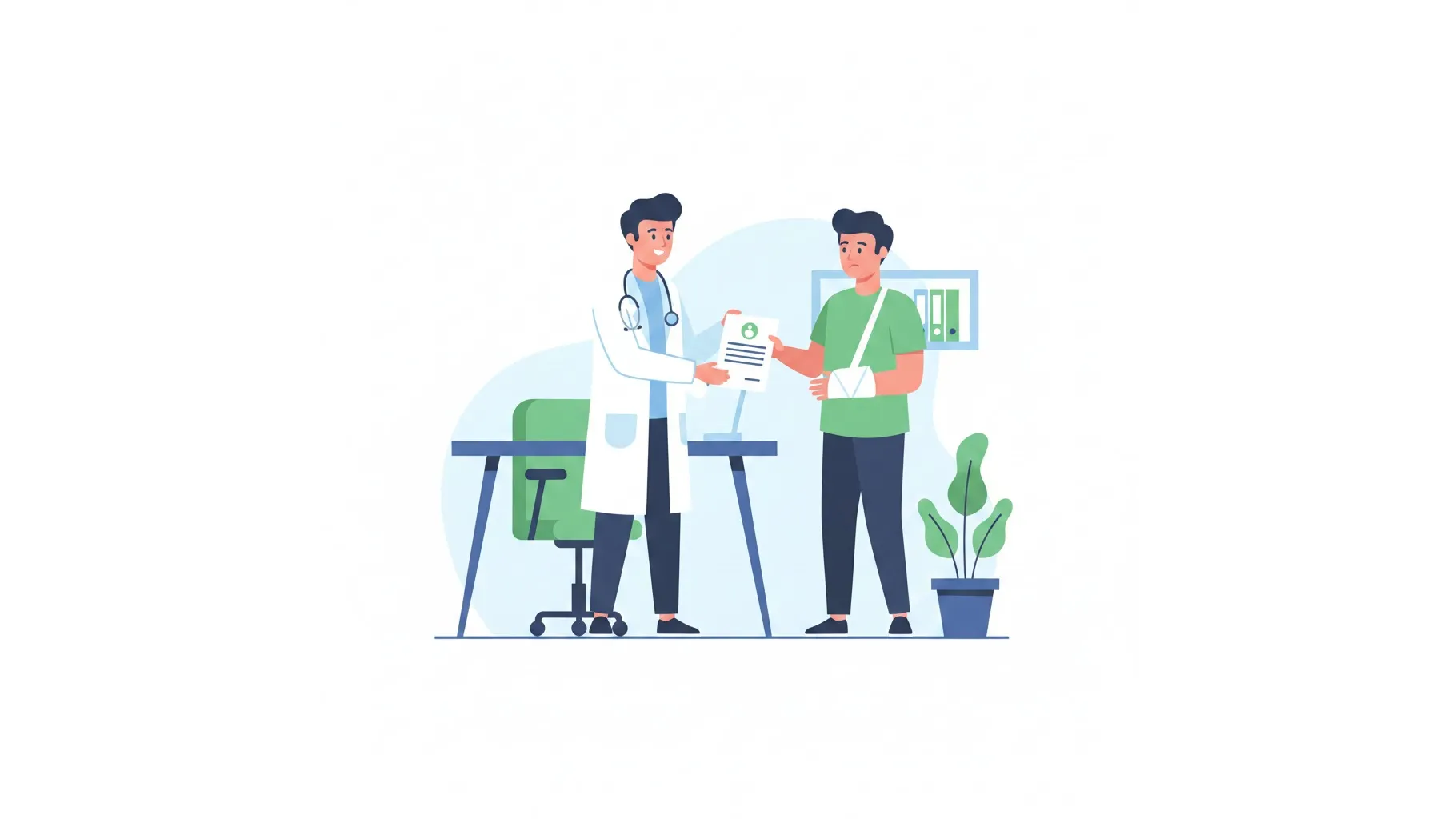 상병수당 신청 참여 의료기관 진단서 발급 현장