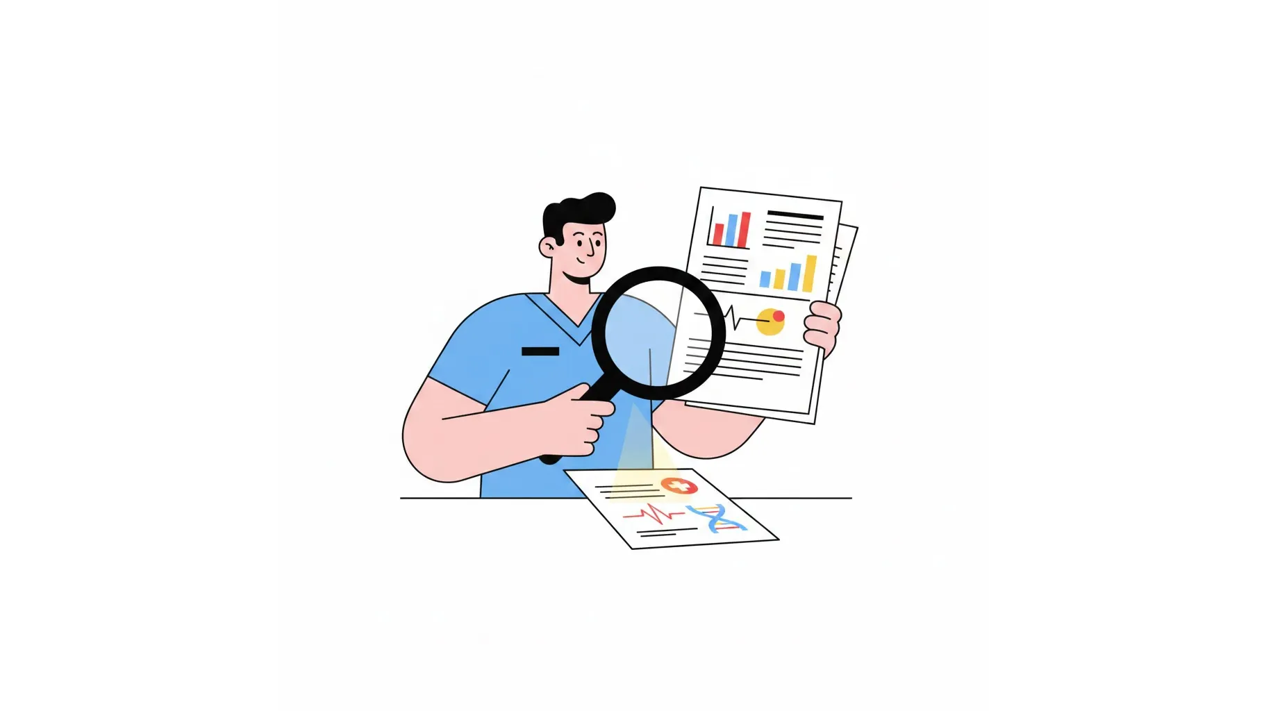 상병수당 지원 가능한 치료 증명을 위한 의학적 검사 결과 분석