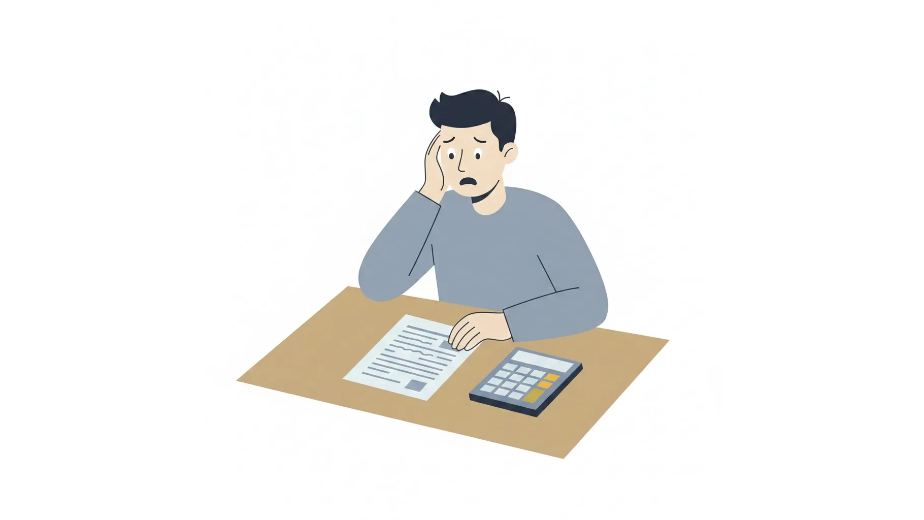 상병수당 부당수급 환수 조치 고지서를 확인하는 모습