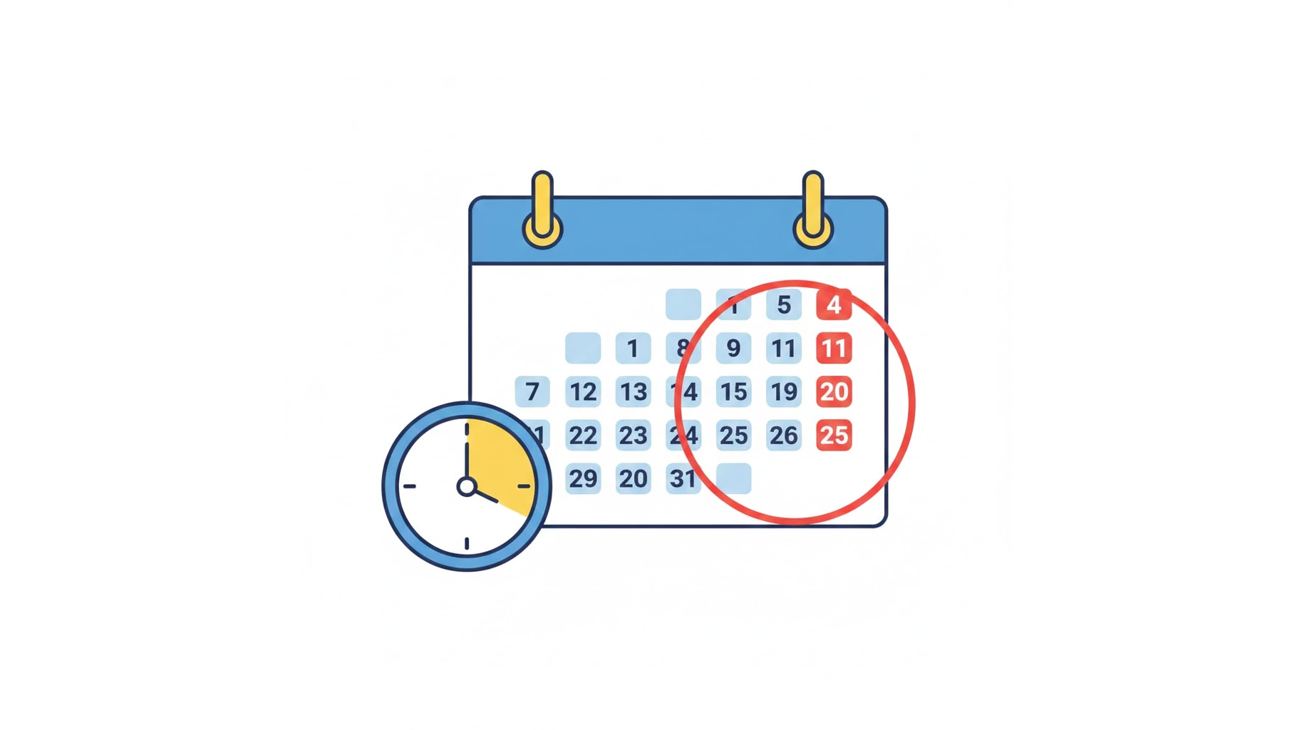 기초수급자 해외여행 급여 중지 기준인 60일을 상징하는 달력 이미지