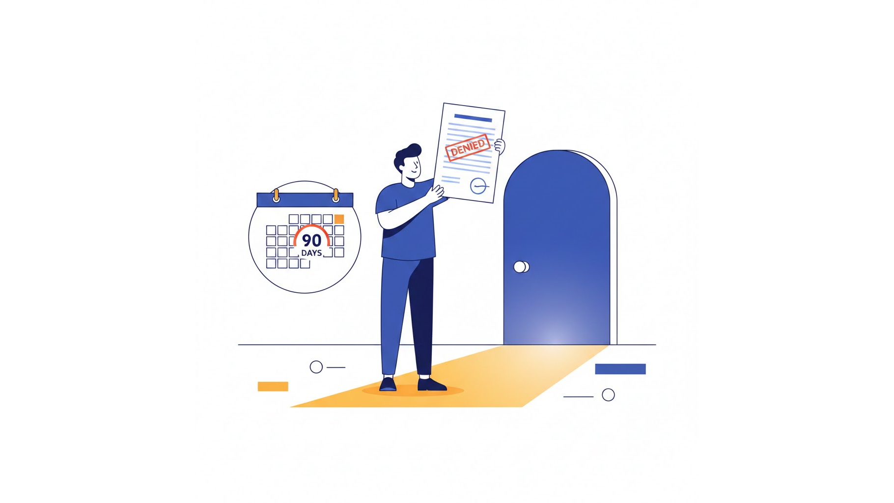 2026년 기초수급자 탈락 통보 후 90일 이내 이의신청 절차 시각화