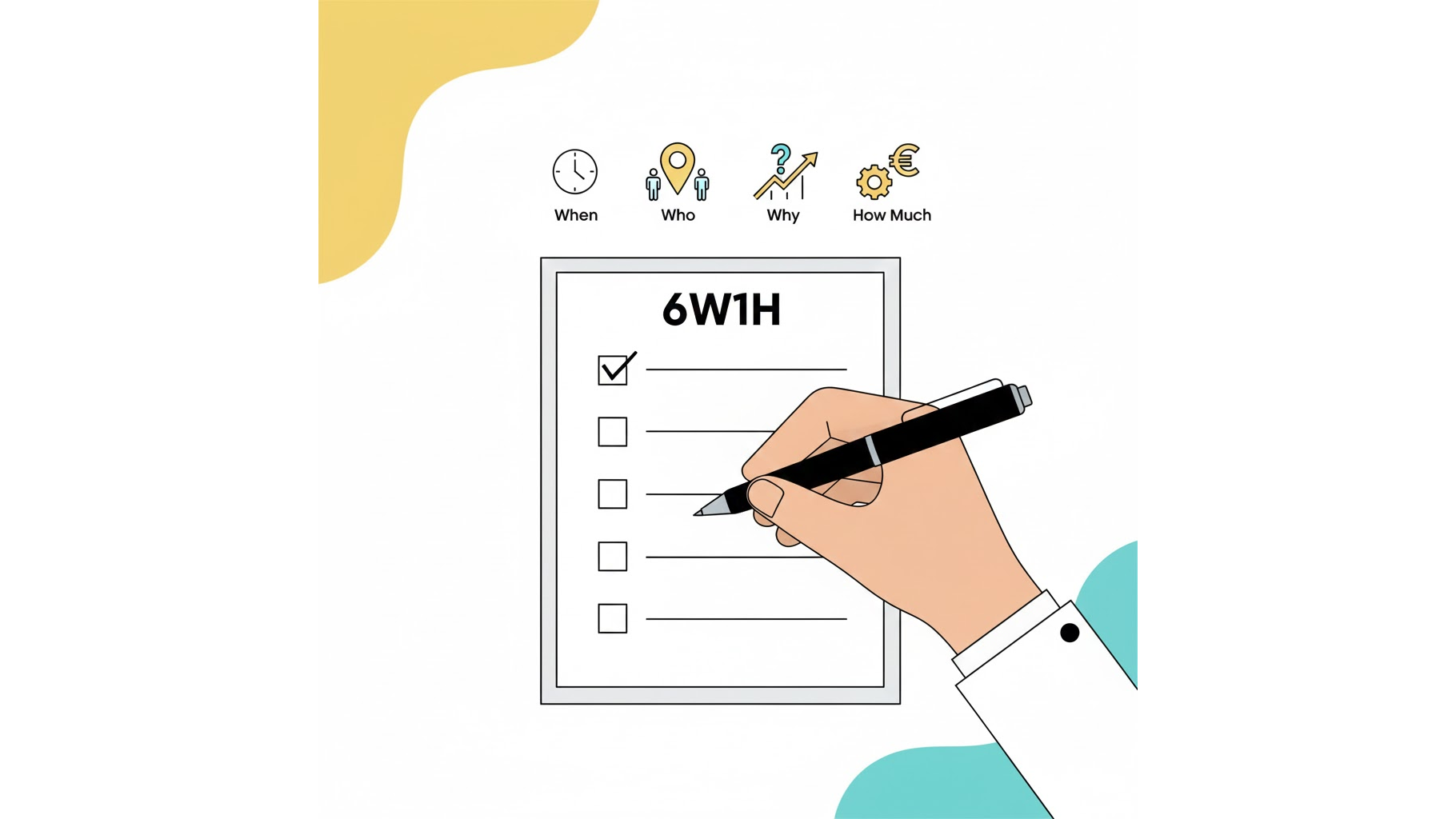 부양거부 기피 사유서 작성 핵심 요령 체크리스트 일러스트